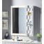 Miroir mural avec rangement Rashad-404376791