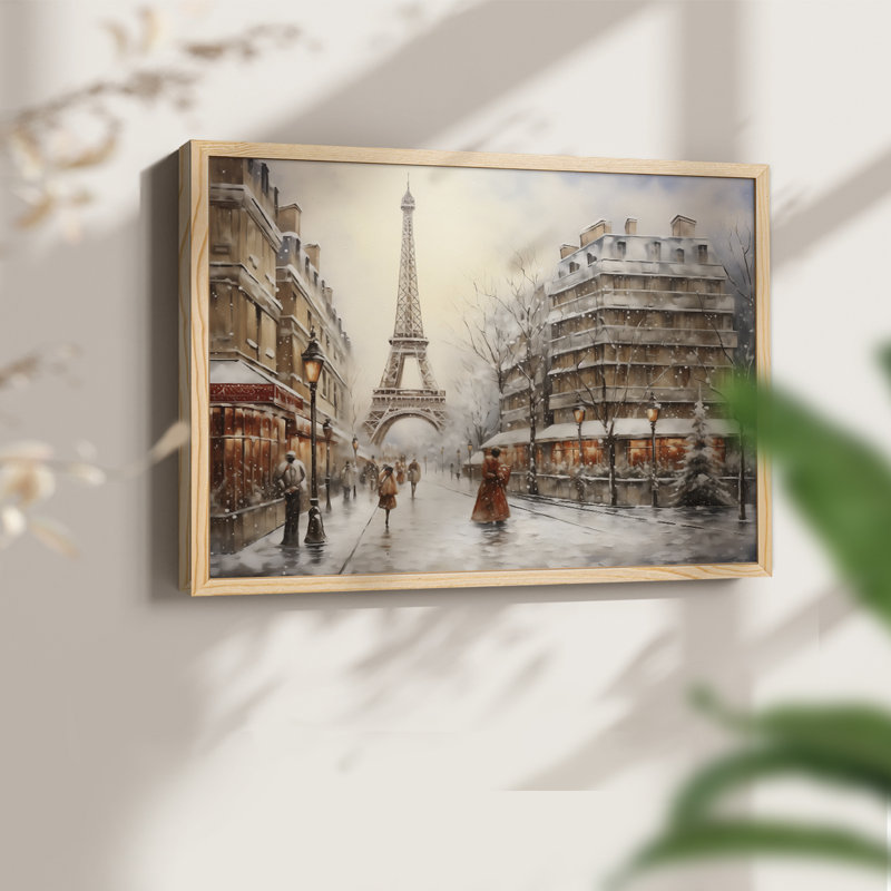 Chirstmas Art-CCCXXIII -Framed Print - Restickable, Naturel, H 22 po x l 28 po