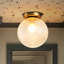 Glass Flush Mount