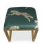 Medallion Single Black Leaping Cheetah Clementine Bench-794439662-794439667