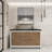 Raghida 58.82'' Single Bathroom Vanity with Plastic Top-108210533