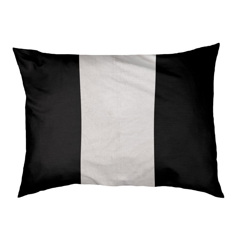 Coussin Detroit, Black, Medium (28" W x 18" D x 6" H)