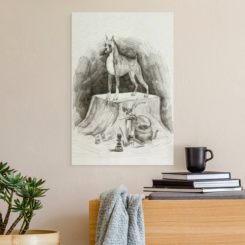«A Gentleman IV», impression sur toile seulement - non encadrée, H 48 po x l 32 po