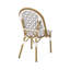 french Wicker Accent Chairs With Rust-Resistant Aluminum Frame For Outdoor Relaxation And Style
