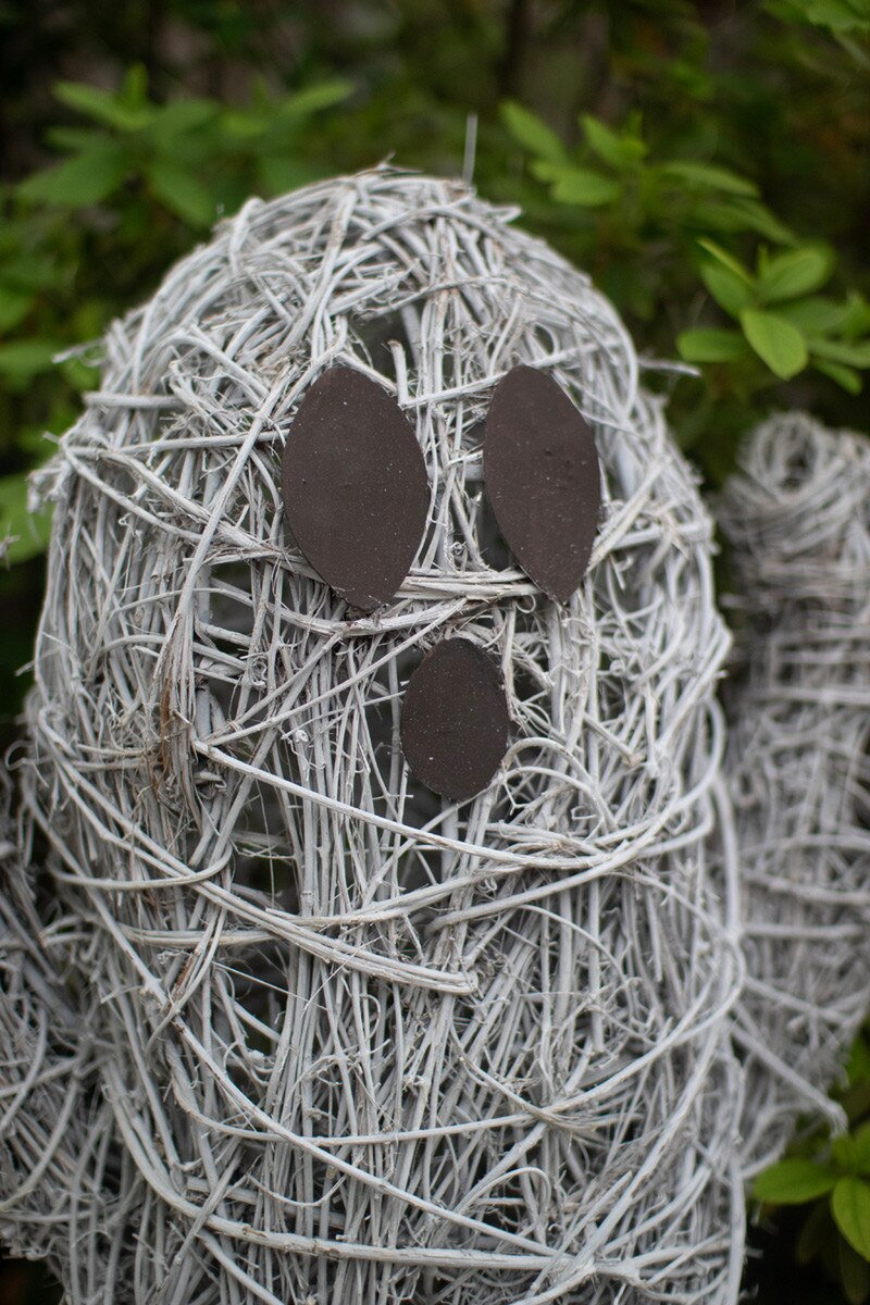 Paola Painted Twig Ghost Holiday Accent