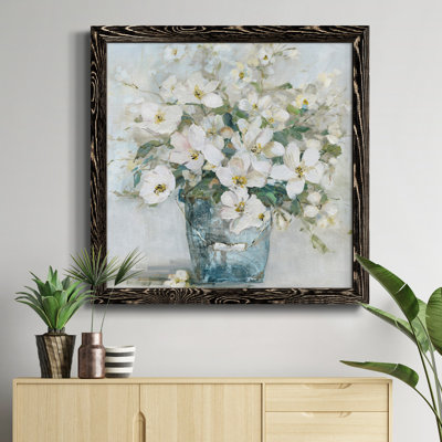 «Blue Dance I», peinture sur toile encadrée