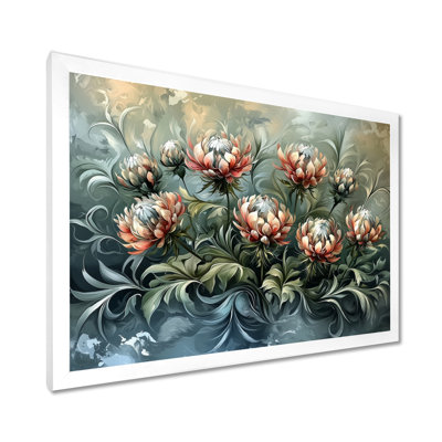 Jabou gris, chardon d'hiver, chanson Harmony III - chardon, décoration murale