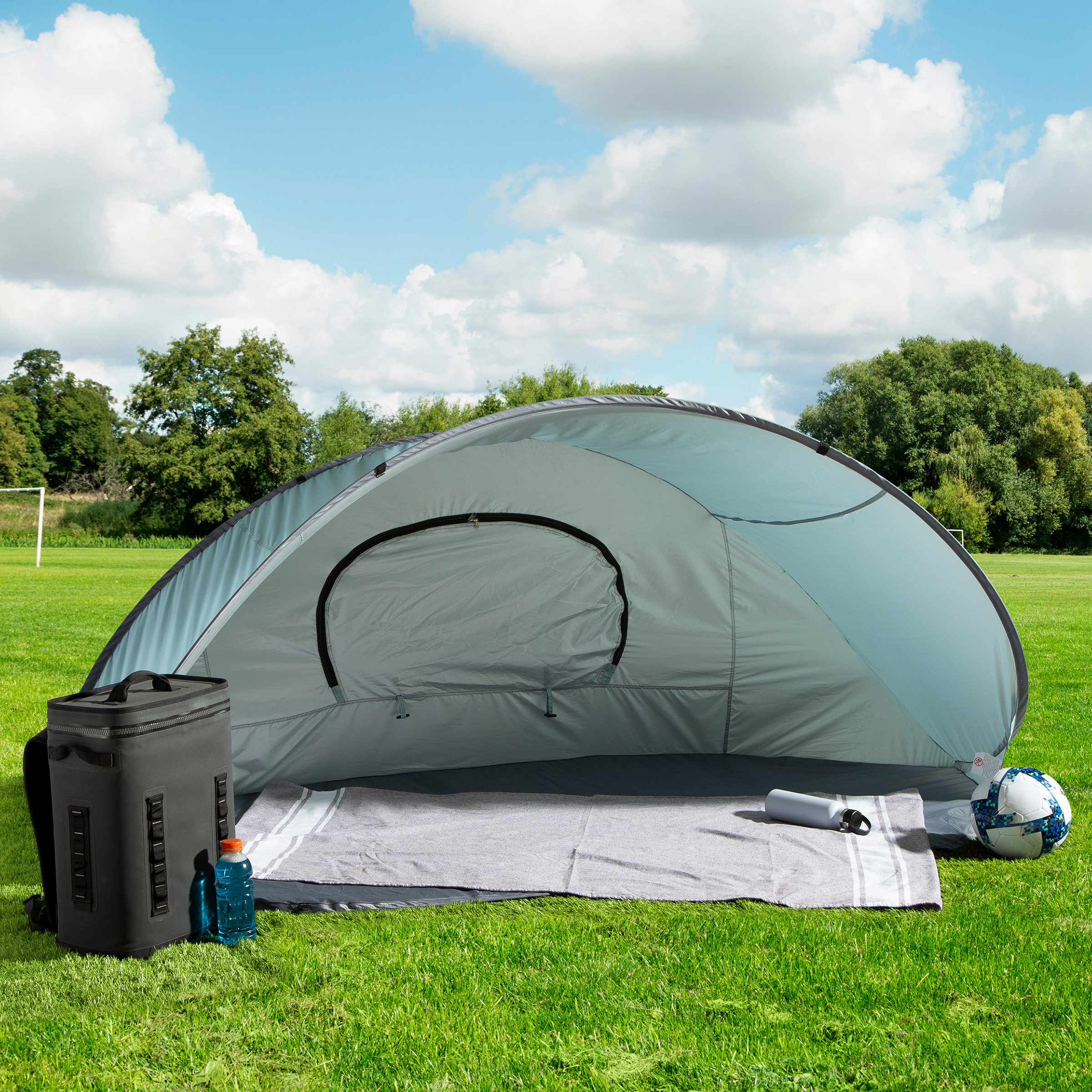 Wakeman Outdoors 4-Drawer Gray Camping and Fishing Storage Tool Box