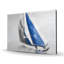 Toile de bateau grise et bleue | Marine Marine Home Art