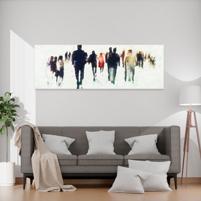 Abstract Urban Flow Abstract Contemporary Modern City Wall Art