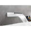 Baignoire cascade Cascade, robinet de douche mural haut débit, acier inoxydable, bec de remplissage de baignoire à fixation blanche, baignoire pour lavabo,