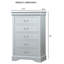Meuble de rangement de style transitionnel 1Pc