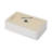 21"x14" White Ceramic Rectangular Vessel Bathroom Sink
