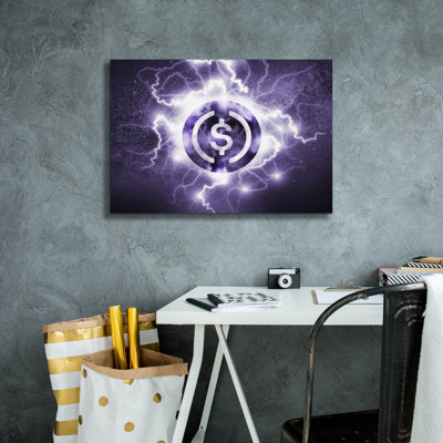 " Crypto Eclipse Usdc " by Valentyn Artemenko