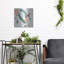 Art mural en métal luxueux «Jade Mobile 2» par June Erica Vess, 12 po x 12 po-668254286