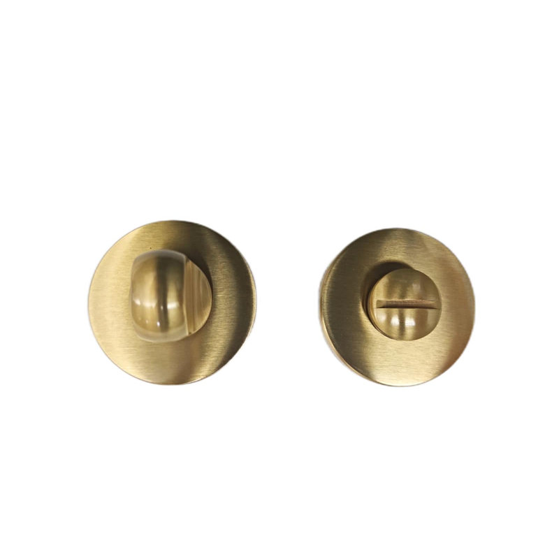 Adut Bathroom Door Closes, Satin Brass