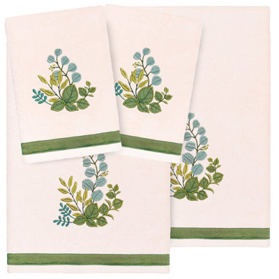 Botanica 4 Piece Turkish Cotton Towel Set