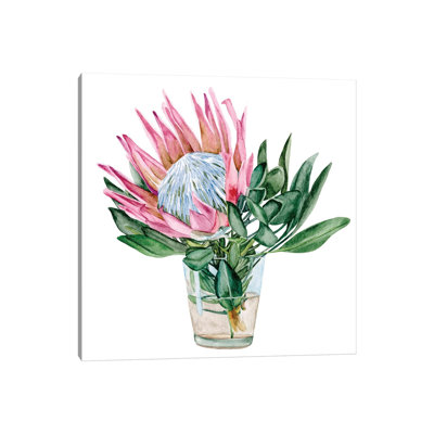 Awaken Protea II - Wrapped Canvas Print