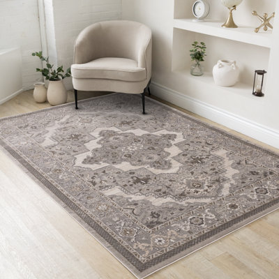 Tapis taupe Kymani