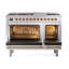 ILVE Nostalgie II Noblesse 48 in Dual Fuel Range, 8 Burner, Griddle-329475244-329475225