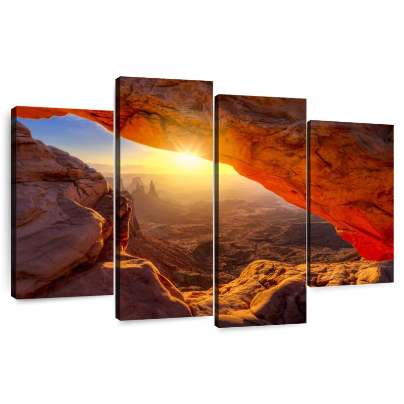 Alvord Moab Arch At Dawn, 27" H x 43" W