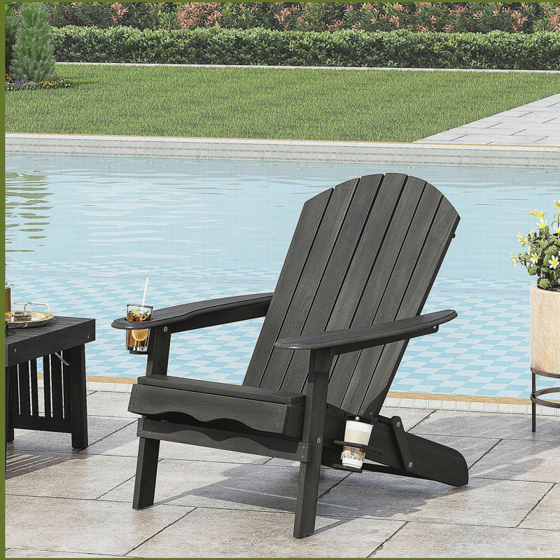 CHAISE ADIRONDack, Gris foncé