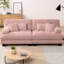 Causeuse rembourrée en chenille avec accoudoirs arrondis Nimbus Cloud Couch-685632846-685632848-685632843