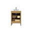 Meuble-lavabo simple 24 po en teck miel-849997518-849997507