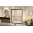 56-60 " X 72" Tempered Glass With Explosion Proof Film, Aluminum Frame Double Sliding Shower Door, "1/4 (6 Mm), Stainless Steel Handle-116077690
