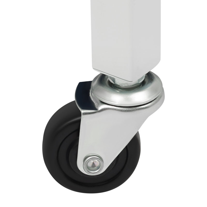 Support pour imprimante 3D réglable avec porte-bobine et roulettes avec capacité de 110 lb, Blanc