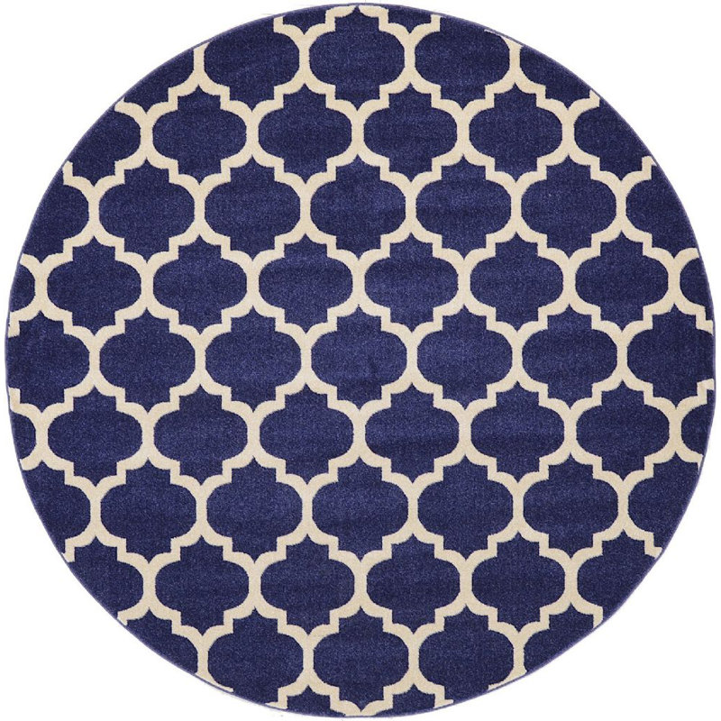 Ruri Geometric Indoor Rug, Round 12'2"