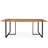 7-Piece Industrial Rectangular Dining Set For 6