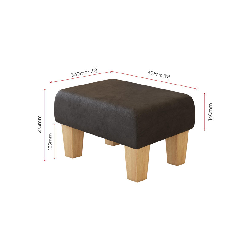 Collado Wood Contemporary Leg, Natural, Style Leather, Black
