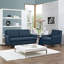 Causeuse en tissu d'ameublement avec causeuse et fauteuil Beguile-1234872710