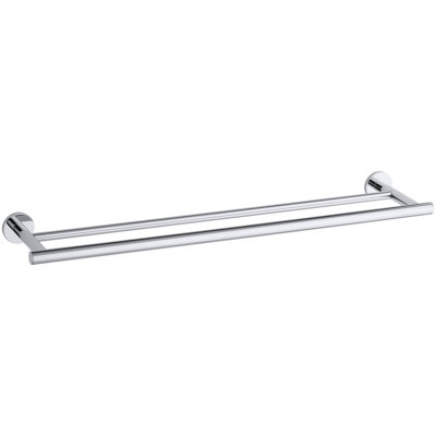 Stillness Double 24" Wall Mounted Towel Bar