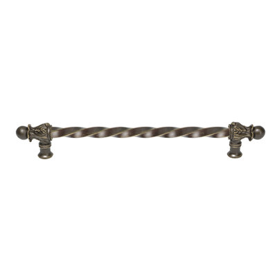 Acanthus 22 inches c.c. with 3/8 twist bar long pull Romanesque style in Chalice