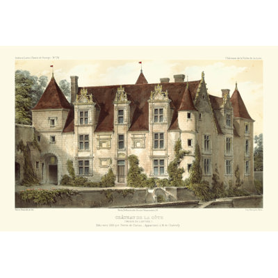 Petite French Chateaux VI by Victor Petit - Wrapped Canvas Print