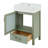 20-Inch Bathroom Vanity With Ceramic Sink And Ample Storage-1138436418