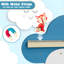 Étagère Cloud Tonie pour rangement Toniebox - Support mural magnétique pour figurines et station de recharge Tonie