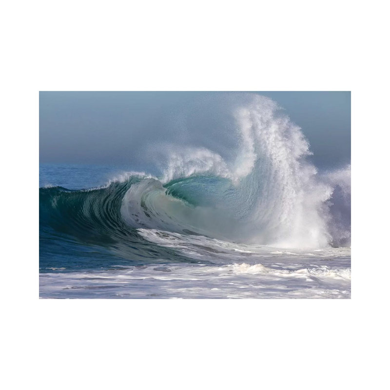 Waves in the Pacific Ocean, Newport Beach, Orange County, California, USA II 1 Piece Wrapped Canvas Wall Art