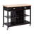 Solid Wood Top Kitchen Cart-1004172671