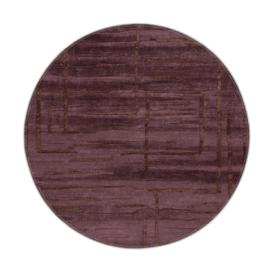 Abstract Brown Indoor and Outdoor Area Rug
