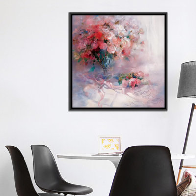 «Bouquet of Roses» par willem haenraets - reproduction sur toile tendue sur châssis