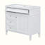 Meuble-lavabo simple 36 po avec plateau Debbrah-715949368