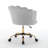 Izdyhaar Velvet Swivel Task Chair with Tufted Back-1617736433