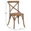 Chaise d'appoint à dossier en croix Ladores-1914340710