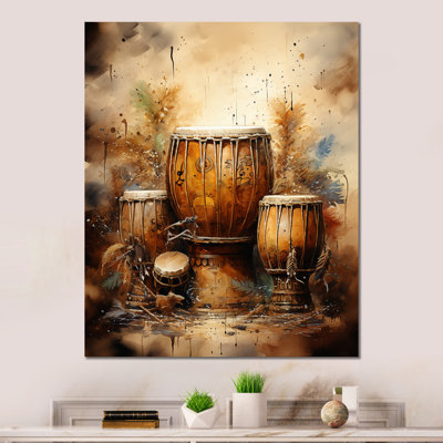 " Djembe Journey Earthy Umber I "
