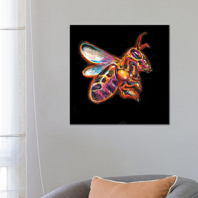 Honey Bee by Weekday Best - Wrapped Canvas Print