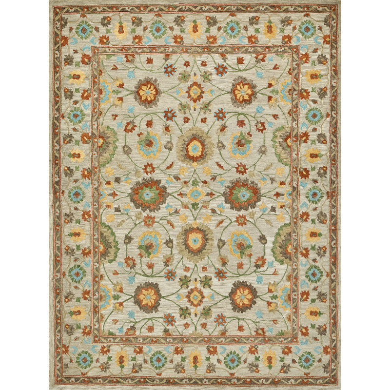 Newport hand-tufted New Zealand Wool Beige Area Rug, 10'X14'