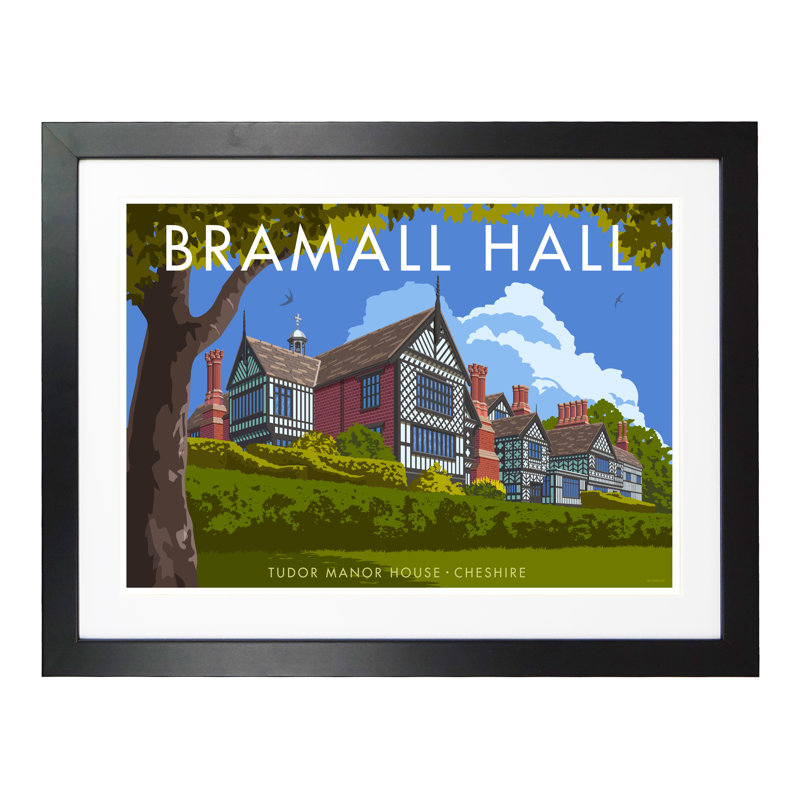 Bramall Hall by Stephen Millership - Print, Black, 33.5 cm H x 43.5 cm W x 2.2 cm D
